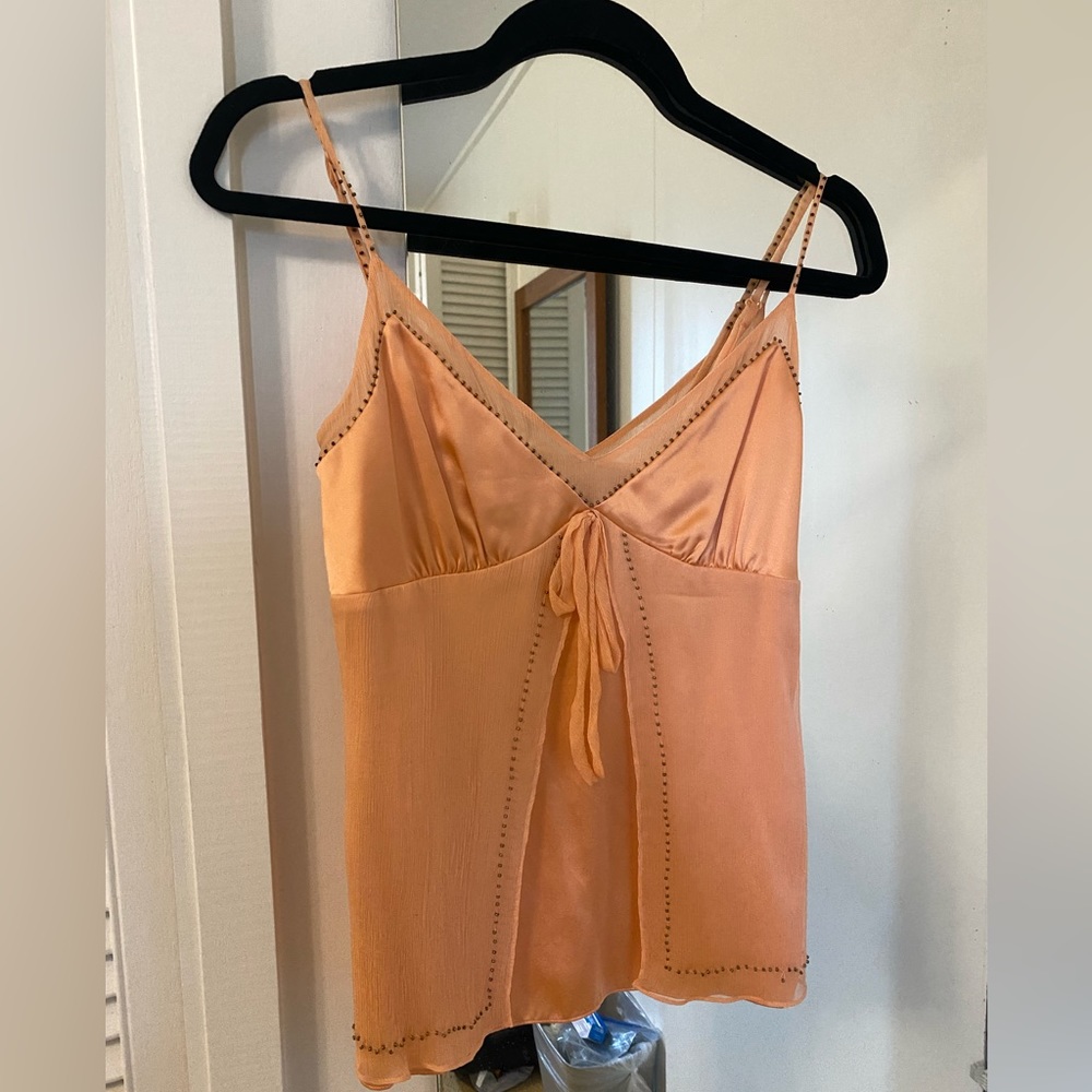 Salmon pink bebe camisole - xs